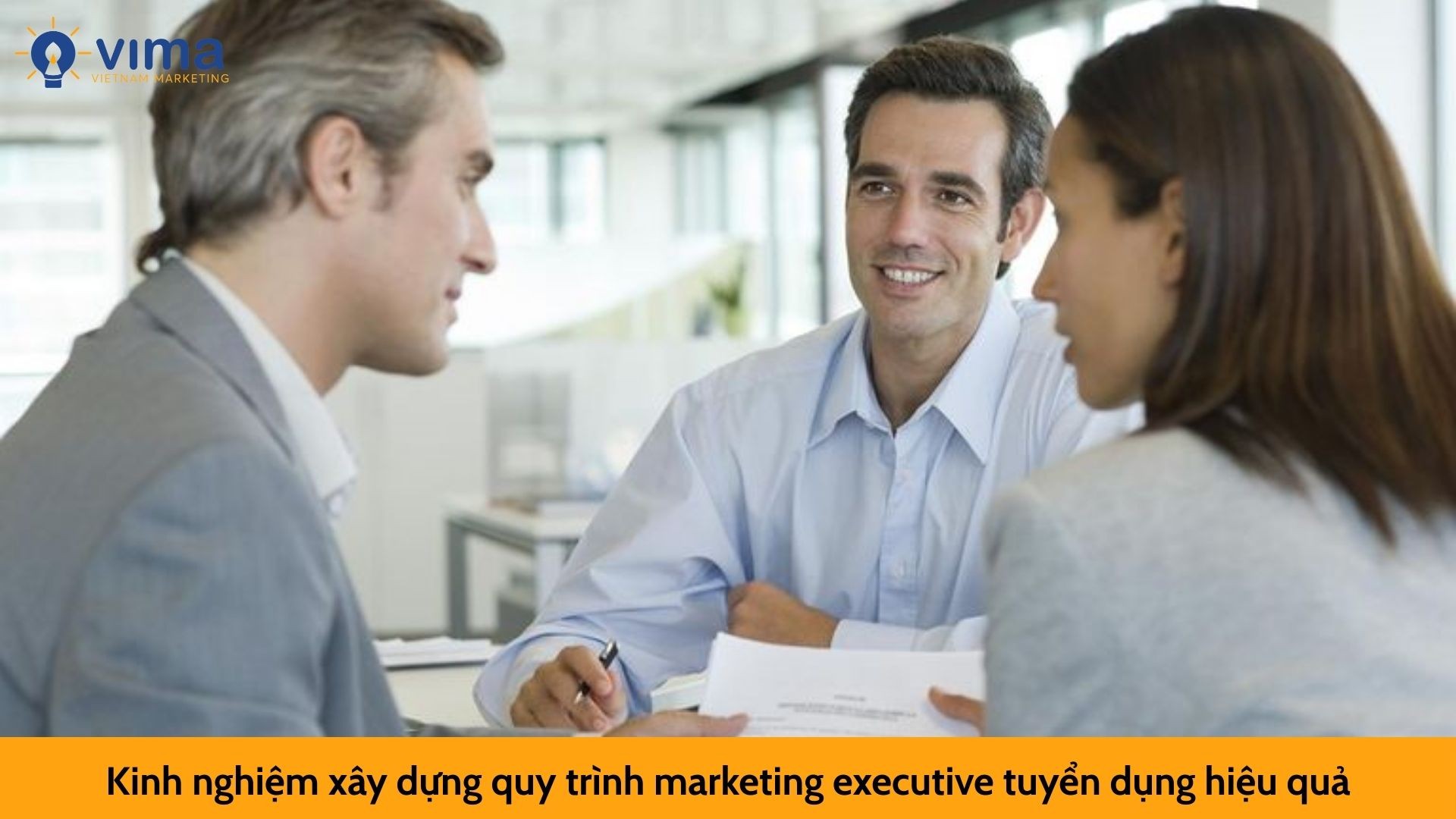 Kinh nghiệm xây dựng quy trình marketing executive tuyển dụng hiệu quả